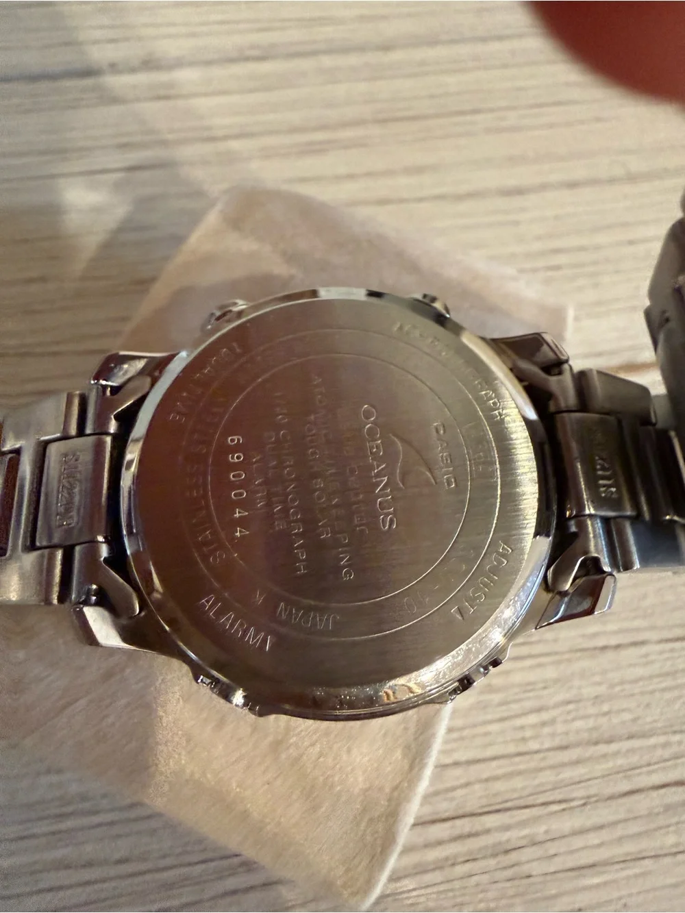 Oceanaut/Oceanus Unisex Silver-Tone Chronograph Watch